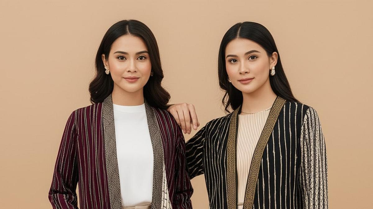 7 Model Cardigan Lurik yang Bikin Penampilan Makin Elegan dan Profesional