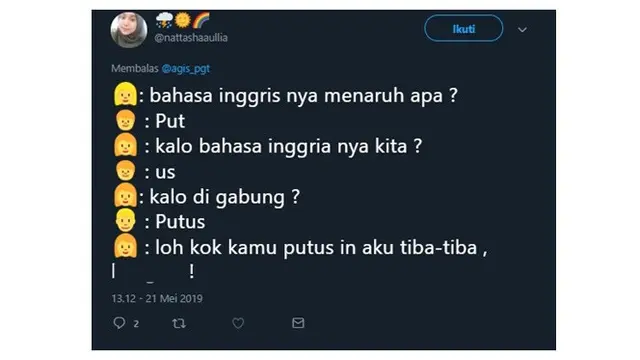 Plesetan Netizen Soal Gabungan Kata Bahasa Inggris ini Bikin Tepok Jidat