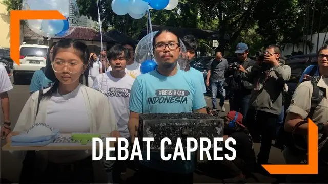 Gerakan #BersihkanIndonesia menitipkan pertanyaan untuk Debat Capres ke-2. Mereka ingin capres dan cawapres berkomitmen mengembengkan energi bersih dan terbarukan.