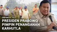 Prabowo Instruksikan Penanganan Karhutla di Kalimantan Dipercepat