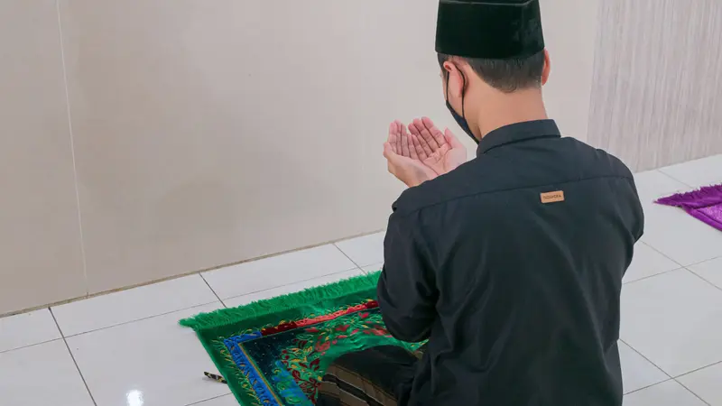 Ilustrasi Islami, muslim, berdoa