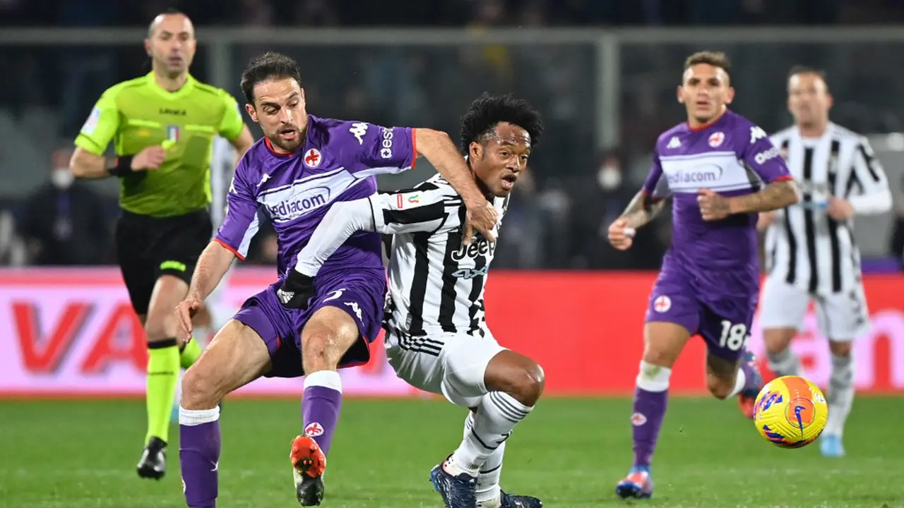 FOTO: Juventus Taklukkan Fiorentina di Leg Pertama Semifinal Coppa Italia