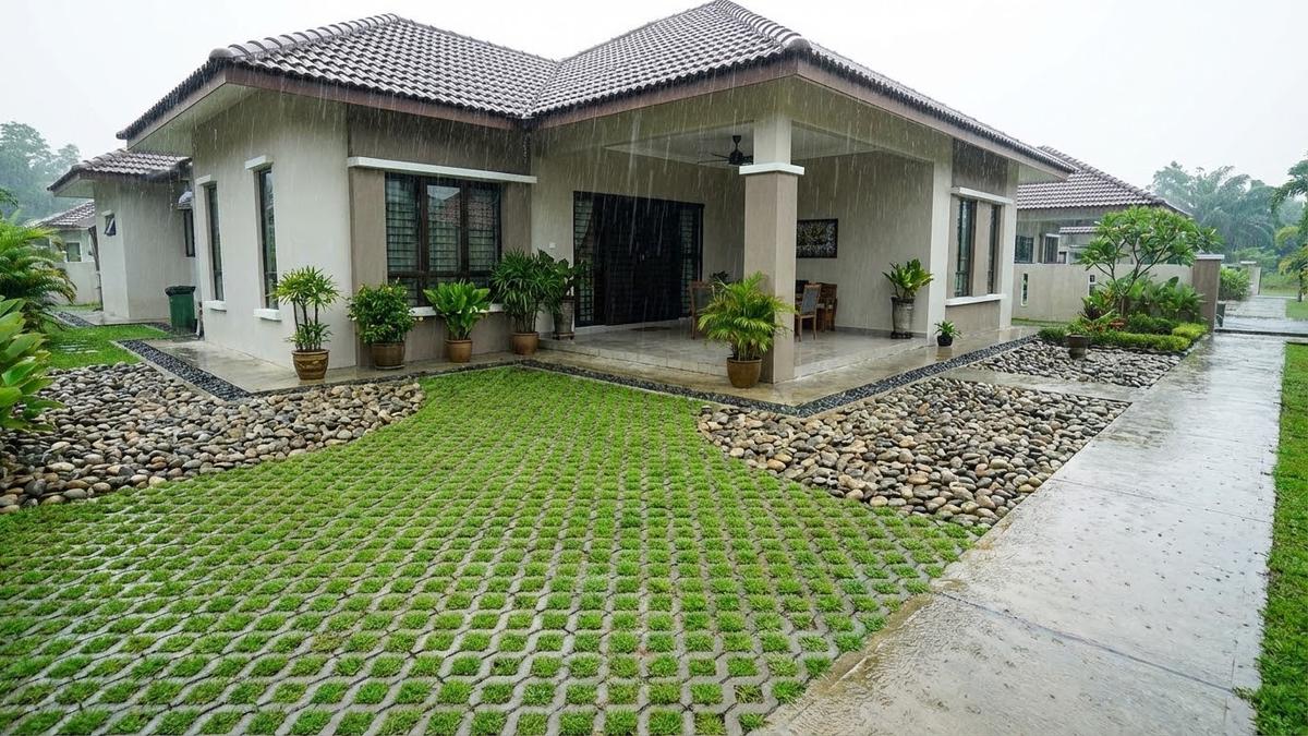 7 Tanaman Hijau yang Membuat Paving Halaman Rumah Lebih Adem ala Taman Tropis