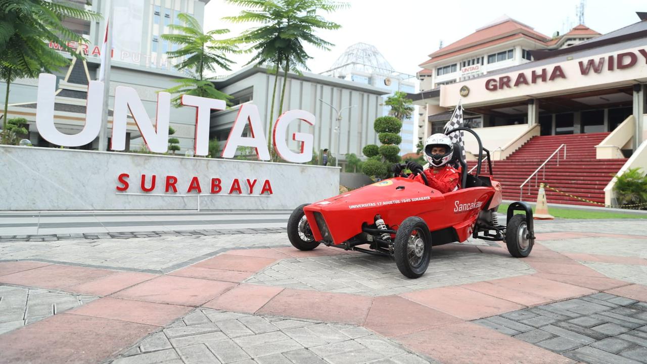 Mobil listrik Sancaka generasi kedua besutan dosen dan mahasiswa. (Istimewa)