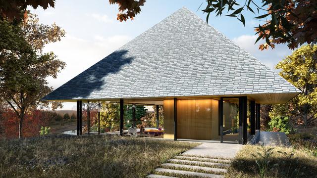 Model rumah atap Piramid/sladearch.com