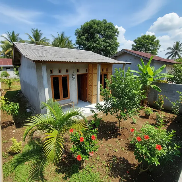 9 Model Rumah 8x10 Sederhana 2025 dengan Konsep Low Budget