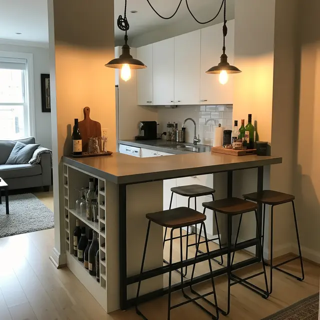 Desain Dapur Kecil Tanpa Sekat yang Cocok untuk Rumah Sempit