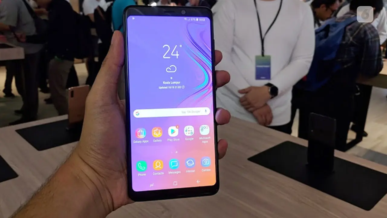 Samsung Galaxy A9. Liputan6.com/Jeko I.R