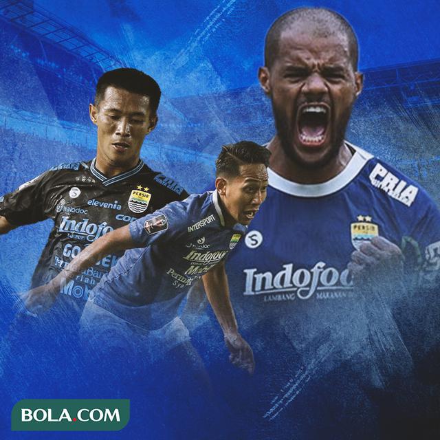 Cover 3 pemain Persib Bandung yang tengah menggila - Beckham Putra, David Da Silva, Henhen Herdiana