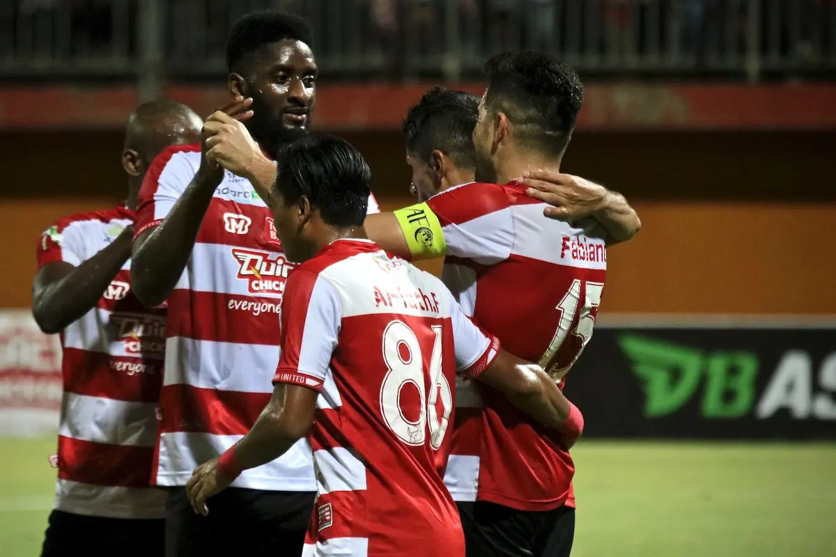 Penyerang anyar Madura United, Mamadou Samassa.