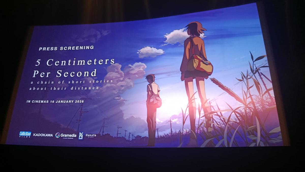 Anime 5 Centimeters Per Second Kembali ke Bioskop, Pemutarannya Diwarnai Momen Manis
