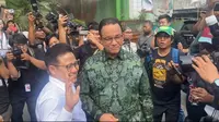 Bacapres dari Koalisi Perubahan untuk Persatuan (KPP) Anies Baswedan tiba di DPP Partai Kebangkitan Bangsa (PKB), Cikini, Jakarta Pusat, Senin (11/9/2023). (Liputan6.com/Winda Nelfira)