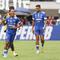 Tim racikan pelatih Bojan Hodak, unggul lewat gol cepat Beckham Putra yang terjadi pada menit ke-5. Tampak dalam foto, pemain Persib, Beckham Putra (kiri) merayakan golnya ke gawang Persija pada pertandingan pekan ke-17 BRI Super League 2025/2026 di Stadion Gelora Bandung Lautan Api (GBLA), Bandung, Jawa Barat, Minggu 11 Januari 2026. (Bola.com/Abdul Aziz)