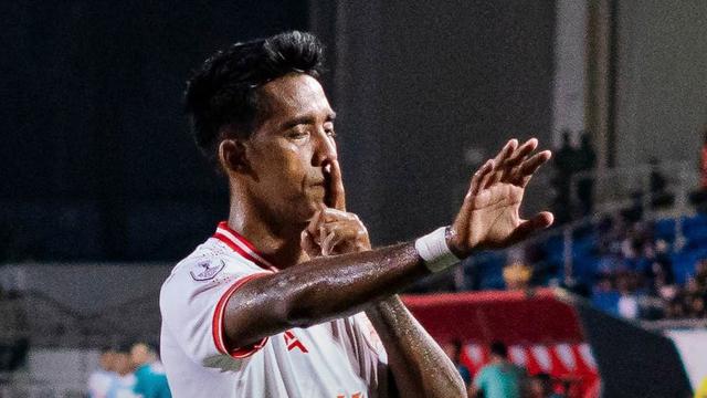 Selebrasi Maung Maung Lwin usai membobol gawang Timnas Filipina, Kamis (12/12/2024) (c) ASEAN United Official