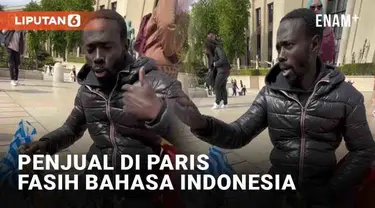 Wisatawan Indonesia yang hendak berkunjung ke Paris akan terbantu dengan penjual satu ini. Seorang pria penjual souvenir keliling jadi pusat perhatian wisatawan lantaran fasih berbahasa Indonesia. Bahkan saat tawar menawar harga, ia pun menggunakan b...