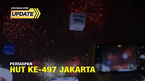 Persiapan HUT ke-497 Jakarta