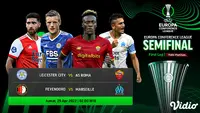 Link Live Semifinal Streaming UEFA Conference League 2021/2022 di Vidio, Jumat 29 April 2022. (Sumber : dok. vidio.com)