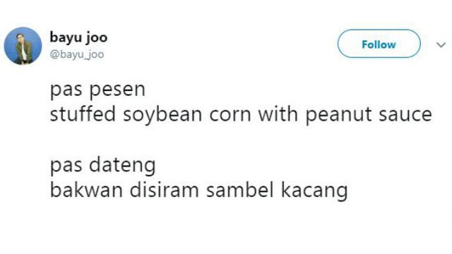 Pesanan makanan 'ajaib' dalam bahasa Inggris, ternyata...