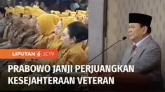 Menteri Pertahanan Prabowo Subianto menghadiri Hari Veteran Nasional di Solo, Jawa Tengah, pada Kamis siang. Di hadapan para veteran, Prabowo berjanji akan memperjuangkan kesejahteraan mereka.