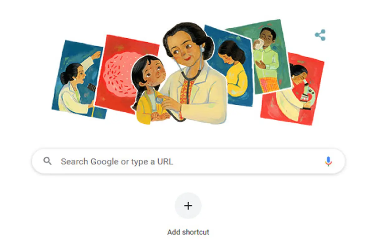 Prof Dr Sulianti Saroso Tampil Sebagai Google Doodle Hari Ini