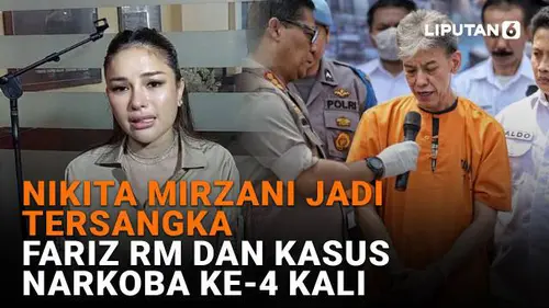 Nikita Mirzani Jadi Tersangka, Fariz RM dan Kasus Narkoba Ke-4 Kali