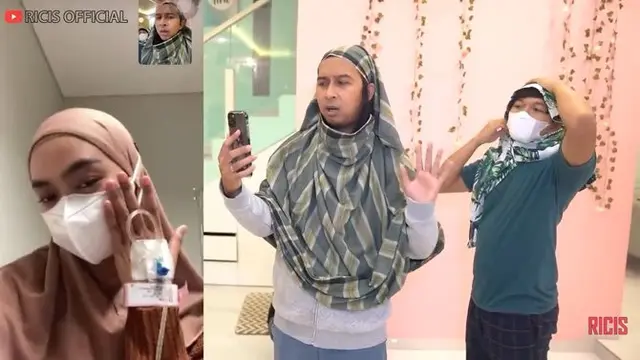 Ria Ricis menjalani perawatan di RS