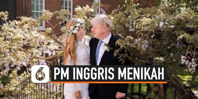 VIDEO: Diam-Diam PM Inggris Boris Johnson Telah Menikahi Tunangannya