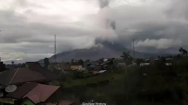 Awal 2018, Gunung Sinabung Sudah 8 Kali Erupsi