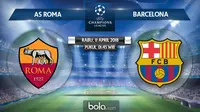 Starting XI AS Roma Vs Barcelona