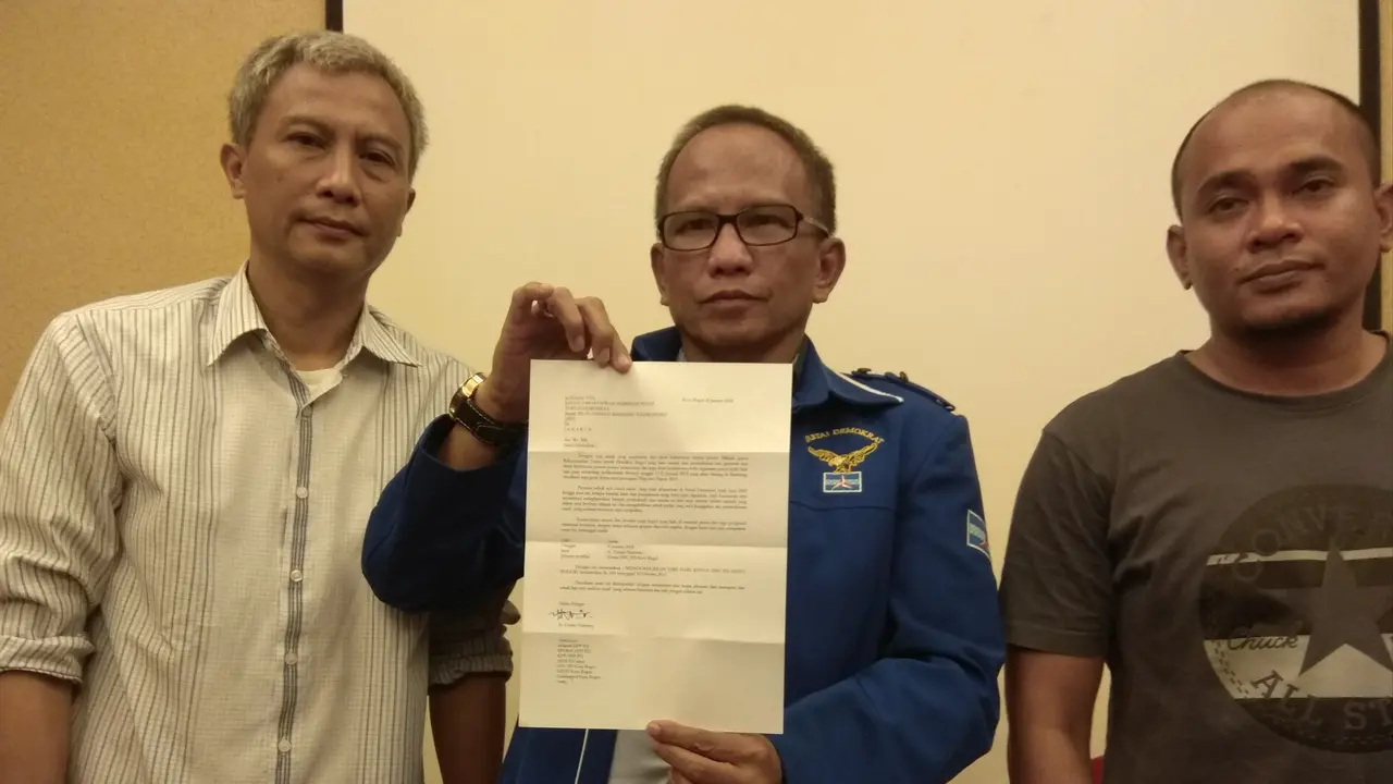 Ketua DPC Demokrat Kota Bogor Usmar Hariman mengundurkan diri.