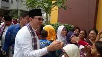 Gubernur DKI Jakarta, Basuki Tjahaja Purnama (Ahok), di Rusun Daan Mogot. (Liputan6.com/Delvira Chaerani Hutabarat)