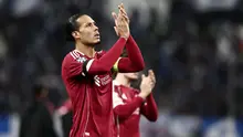 Bek Liverpool, Virgil van Dijk, usai membela The Reds di Liga Champions. (Thibaud MORITZ / AFP)