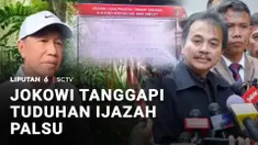 Presiden Ketujuh RI, Joko Widodo memberikan tanggapan mengenai kasus tuduhan ijazah palsu dengan tersangka Roy Suryo dan kawan-kawan.