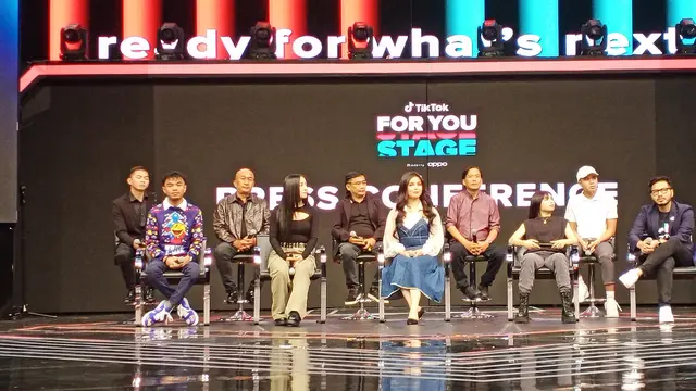 Konferensi Pers Program TikTok For You Stage