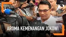 Ketua Harian TKN, Moeldoko, mulai mencium aroma kemenangan Jokowi-Ma'ruf. Walau begitu, Moeldoko belum membocorkan perihal deklarasi kemenangan.