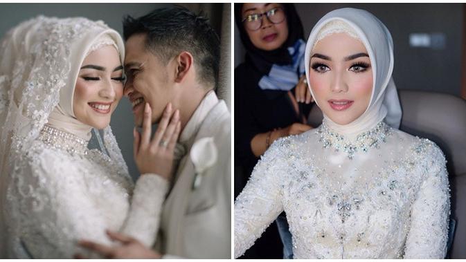 7 Potret Resepsi Kedua Citra Kirana Dan Rezky Aditya Serba Putih Yang Elegan Hot Liputan6 Com