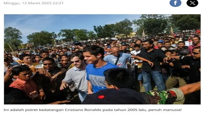 <p>Gambar tangkapan layar artikel dari situs kapanlagi.com.</p>