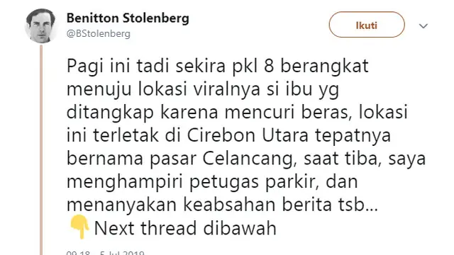 Respons warganet video interogasi ibu mencuri beras