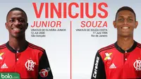 Vinicius Souza dan Junior (Bola.com/Adreanus Titus)