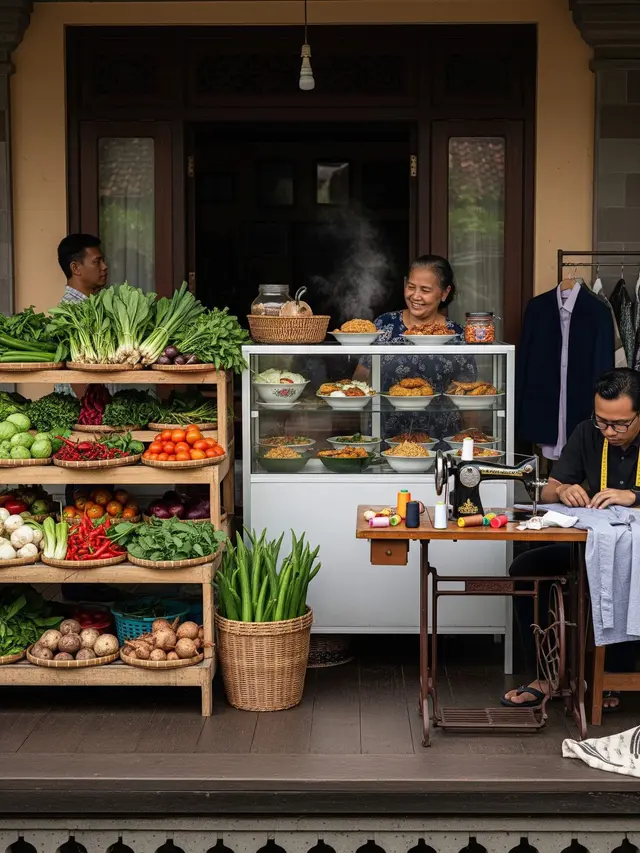 Ide Usaha Gabungan Warung dan Jasa di Teras Rumah