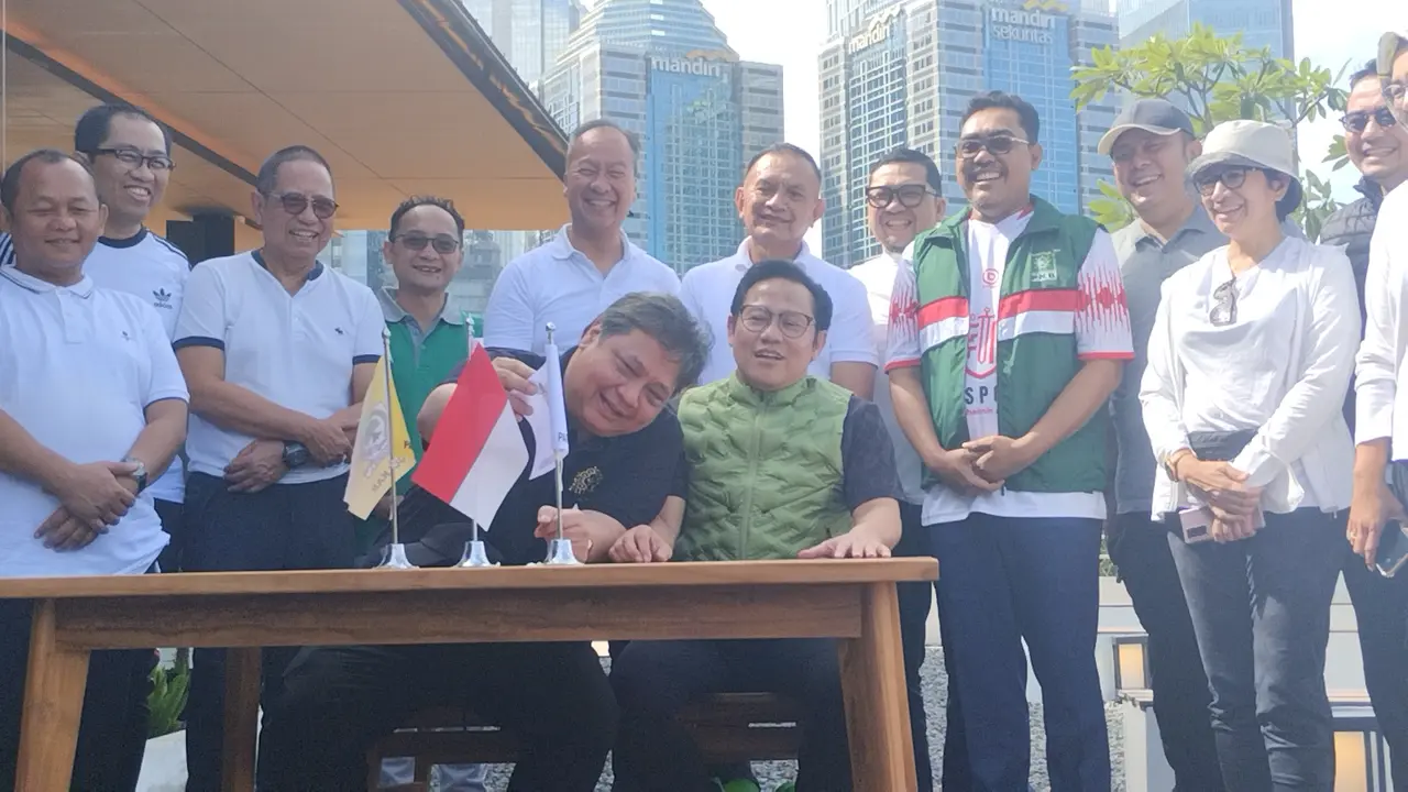 Airlangga Hartarto dan Muhaimin Iskandar