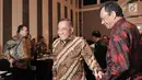 Menteri Pertahanan Ryamizard Ryacudu saat menghadiri acara Silaturahmi dan Halalbihalal bersama Presidium Alumni 212 di Hotel Sangri-la, Jakarta, Kamis (27/6/2019). Acara ini bertujuan merajut kembali persatuan dan kesatuan serta menjaga kedamaian usai Pemilu 2019. (merdeka.com/Iqbal Nugroho)