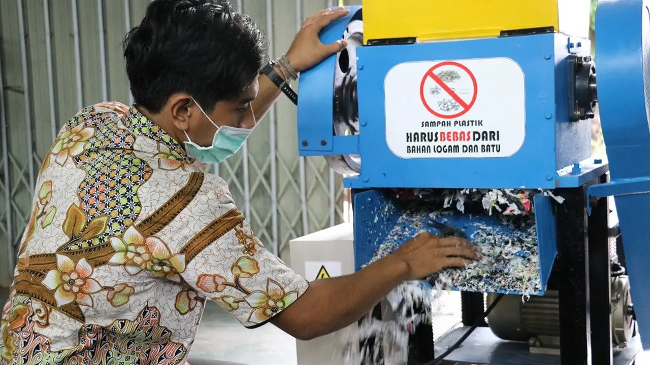 mesin pencacah kresek