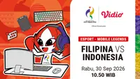 Filipina vs Indonesia - Asian Games 2026 Esports - Mobile Legends Quarter Final di Vidio