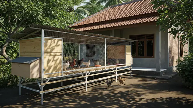 Kandang Ayam Sistem Panggung