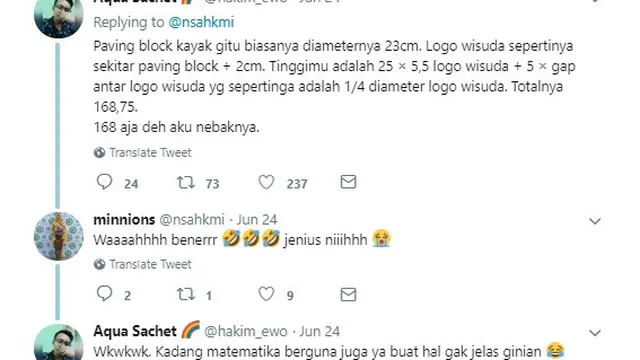 tebak tinggi badan
