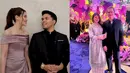 <p>Pasangan yang tengah ramai dibicarakan Aaliyah Massaid dan Thariq Halilintar tak ketinggalan hadir. Aaliyah yang menjadi bridesmaid tampil menawan dengan silk dress warna ungu pastel, sementara Thariq tampil dengan set suit warna hitam dengan detail kerah dan kantong warna ungu serasi dengan kekasihnya. [@thariqhalilintar]</p>
