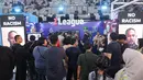 Pada Indonesia Sports Summit 2025, perwakilan dari atlet, pemangku kebijakan, dan investor dijadwalkan akan bertemu dalam suatu forum untuk merumuskan pandangan untuk kemajuan olahraga di Indonesia. Tampak dalam foto, suasana beberapa stand peserta yang mengikuti gelaran Indonesia Sports Summit 2025 (ISS) di Indonesia Arena, Senayan, Jakarta, Sabtu (6/12/2025). (Bola.com/Abdul Aziz)