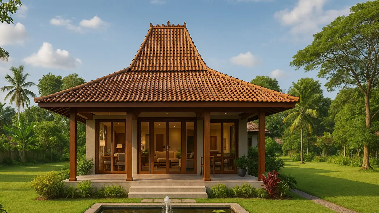 Ide Model Rumah Joglo Sederhana Tapi Indah di Kampung/via ChatGPT