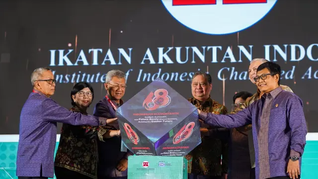 Menko Bidang Perekonomian Airlangga Hartarto di Pembukaan Acara HUT ke-68 IAI dan IFAC Connect Asia Pacific 2025, di Jakarta, Rabu (3/12/2025). (Foto:ekon.go.id)
